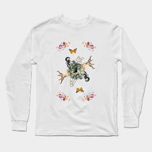 Vintage Collage | Digital art Long Sleeve T-Shirt